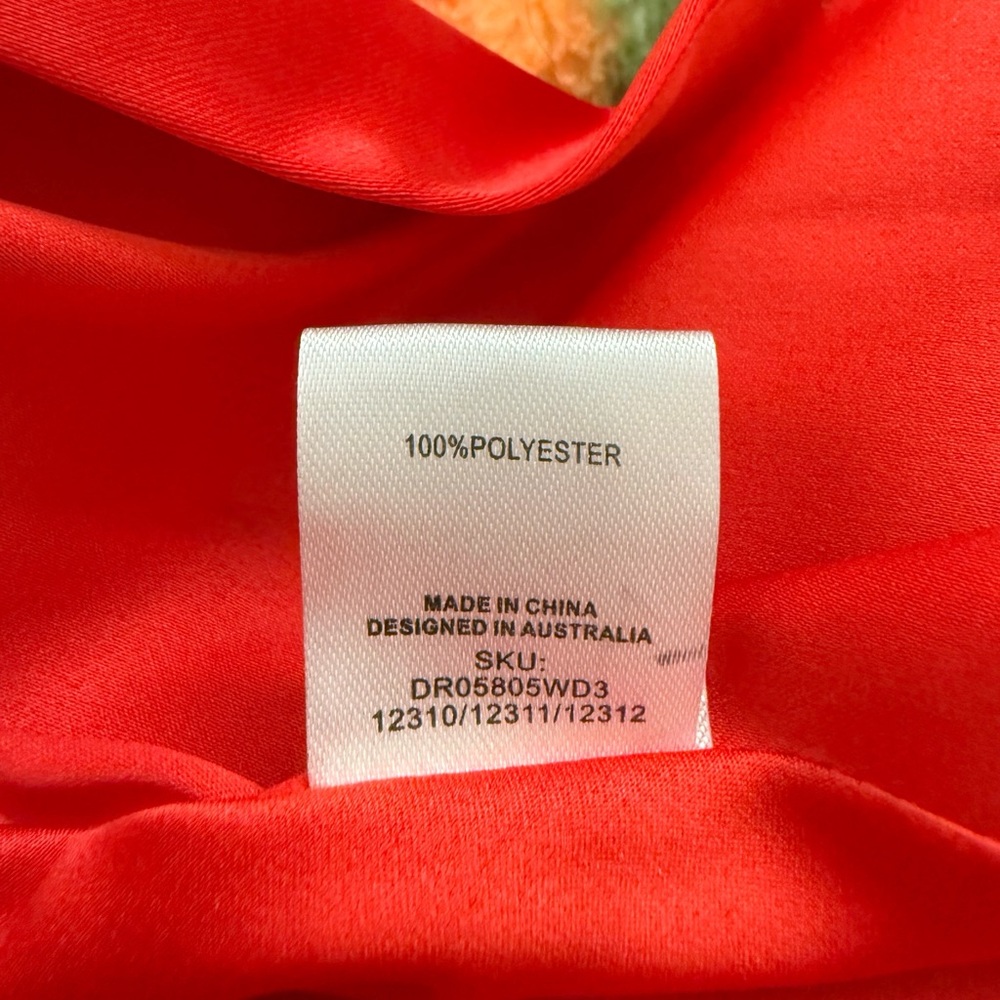 NWT Meshki Aminah Draped Strapless Satin Maxi Dress in red Size XXL - Picture 14 of 16